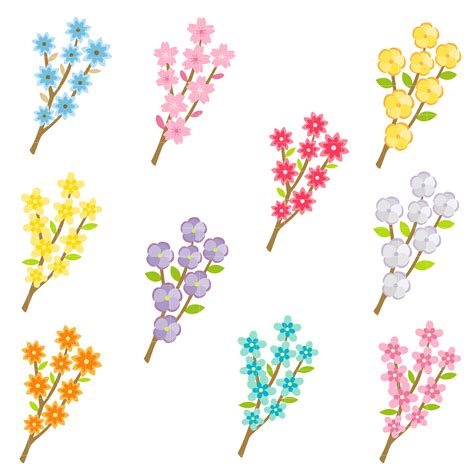 Flower Bundles Semi Exclusive Clip Art Set For Digitizing and More | Semi Exclusive Art for ...