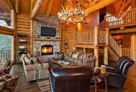 22 Luxurious Log Cabin Interiors You HAVE To See - Log Cabin Hub