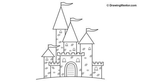 How to Draw a Castle - Drawing Mentor