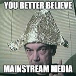 tin foil hat Meme Generator - Imgflip