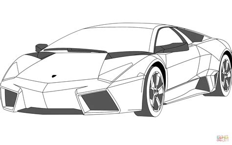 Lamborghini coloring page | Free Printable Coloring Pages