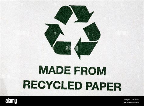 Recycled Paper Logo High Resolution Stock Photography and Images - Alamy