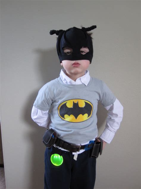 DIY Batman Belt and Mask - No Time For Flash Cards