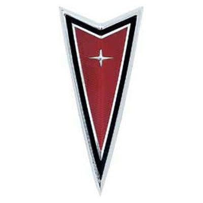 1977-1981 Pontiac Firebird HOOD EMBLEM, RED ARROWHEAD | Classic 2 Current Fabrication