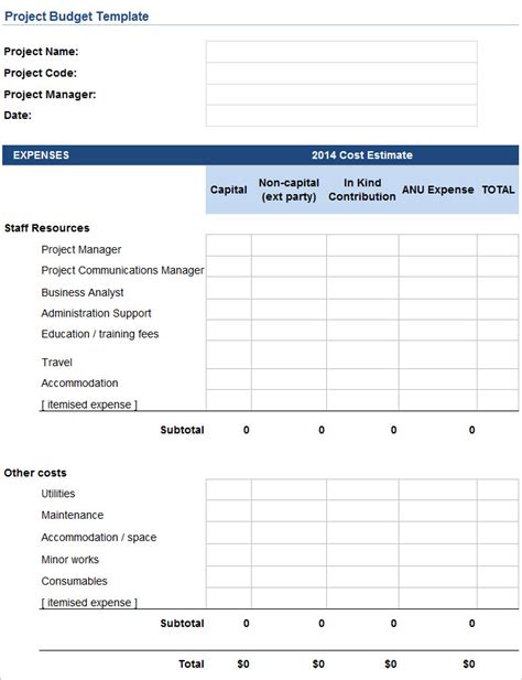 10+ Project Budget Templates - Word, PDF, Excel | Free & Premium Templates