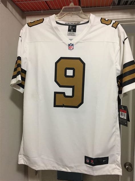 DREW BREES NEW ORLEANS SAINTS COLOR RUSH LEGEND JERSEY MEN L NEW W/TAG AUTHENTIC | #1870360645