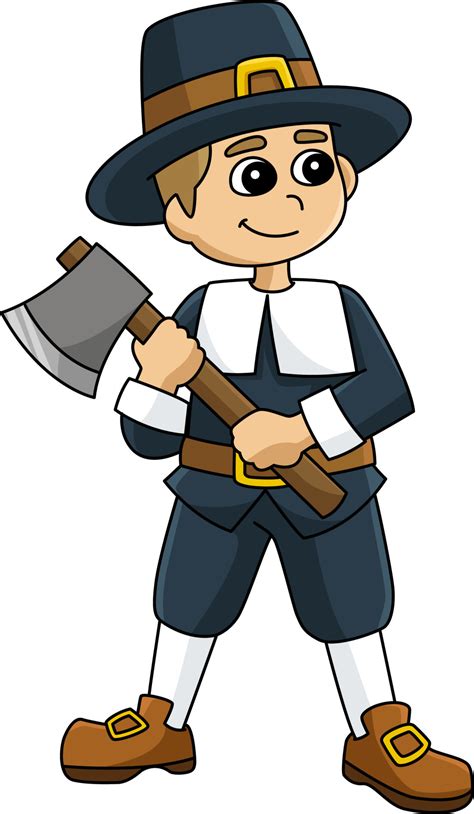 Pilgrim Family Clipart