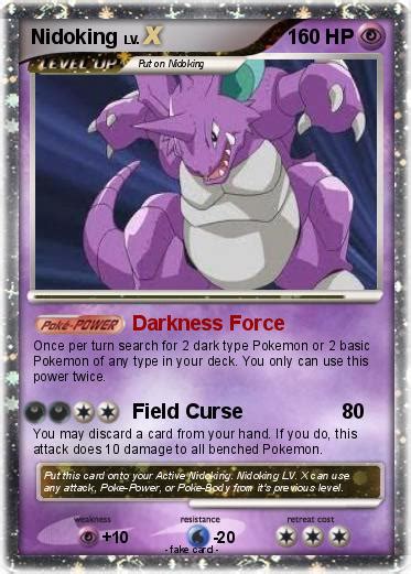 Pokémon Nidoking 156 156 - Darkness Force - My Pokemon Card