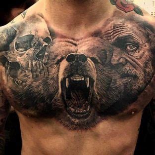 Top 15+ Bear Chest Tattoo Designs & Ideas - PetPress