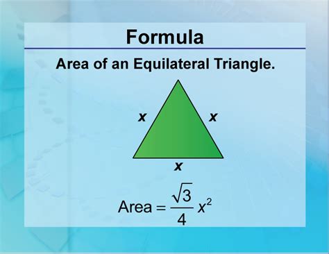 Equilateral Triangle Area