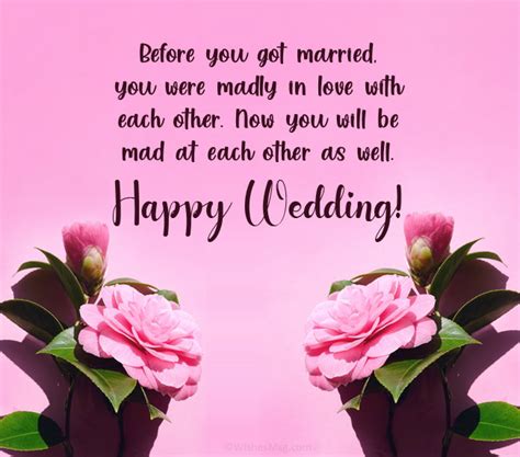 Funny Wedding Wishes, Messages and Quotes - WishesMsg