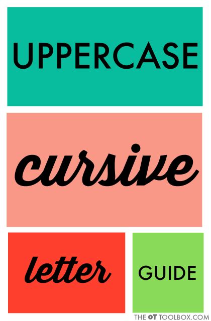 Uppercase Cursive Letter Formation - The OT Toolbox