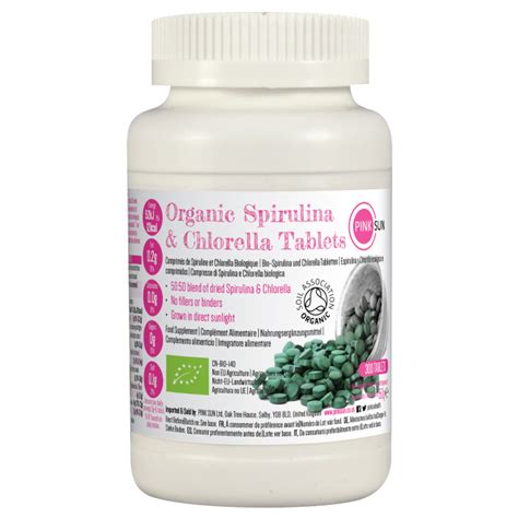 Spirulina & Chlorella Tablets Organic