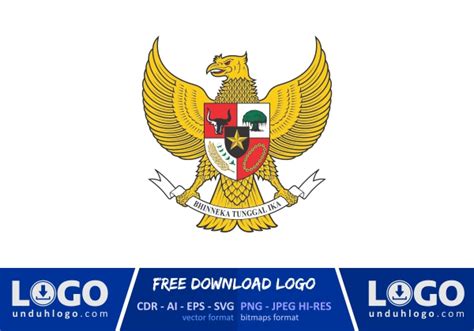 Logo Lambang Garuda Pancasila - Download Vector CDR, AI, PNG.