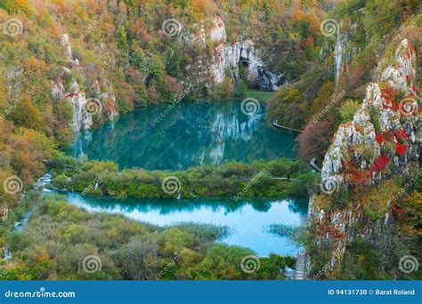 Plitvice Lakes with Beautiful Colors and Magnificent Views of Th Stock Photo - Image of natural ...