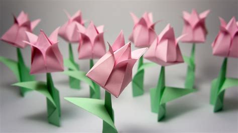 Origami Tulip - YouTube