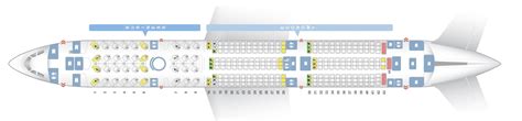 Seat map Airbus A350-900 Qatar Airways. Best seats in the plane