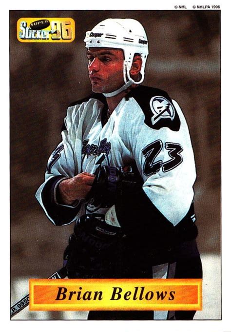 1996 Imperial Bashan #115-Brian Bellows - NHL Hockey Stickers