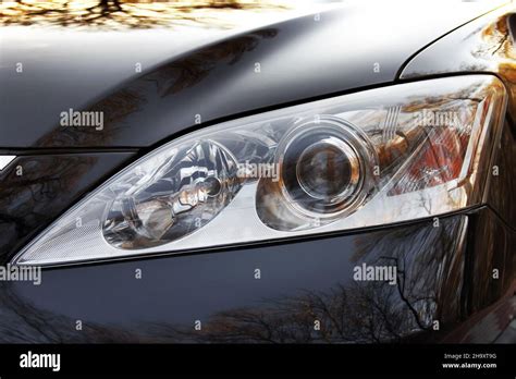 Car headlights. Luxury Headlights. Car Stock Photo - Alamy