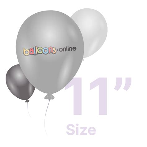 Balloon size chart: shop wholesale and retail - Balloons Online