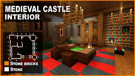 Minecraft Medieval House Interior