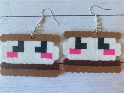 Cute Food Perler Bead Earrings - Etsy Australia