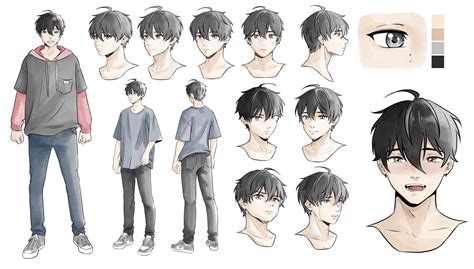 Anime Character Design Sheet