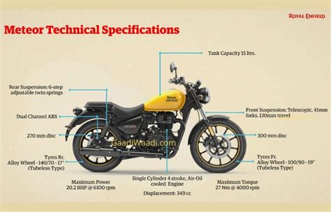 Soon-Launching Royal Enfield Meteor 350 Specs & Dimension Details