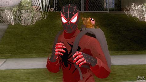 Spider-Man Miles Morales Bodega Cat Suit for GTA San Andreas