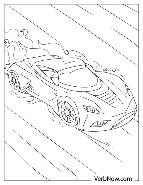 Race Car Track Coloring Pages For Kids