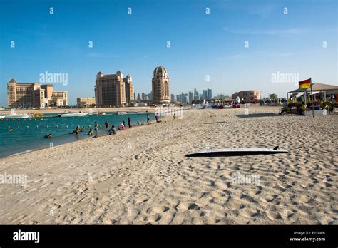 Beautiful beaches in Doha , Qatar Stock Photo - Alamy