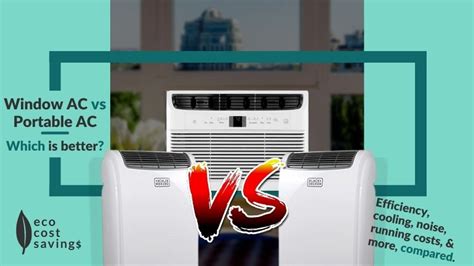 Window AC vs Portable AC 2024 [Efficiency, BTU, dB & More]