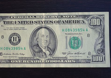 Old 100 Dollar Bill 1985 Vintage One Hundred Dollar Banknote | Etsy