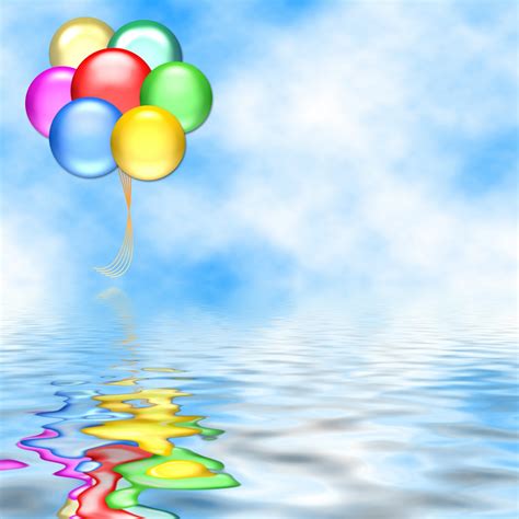 Birthday balloon backgrounds |See To World