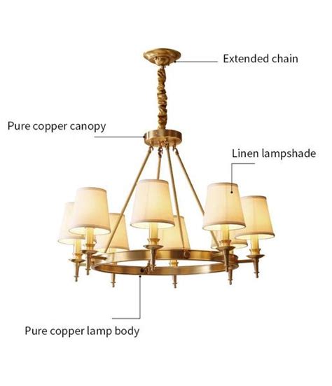 Antique Brass Chandelier - Lighting Studio