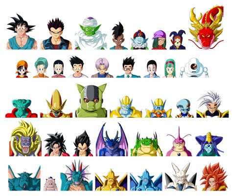 Dragon Ball GT characters renders by ShadowBito on DeviantArt