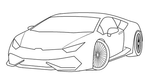 How to draw Lamborghini Car in computer using Ms Paint | 3D Car Drawing | Ms Paint Drawing.