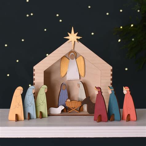 Handmade Nativity set | Nativity Christmas decoration