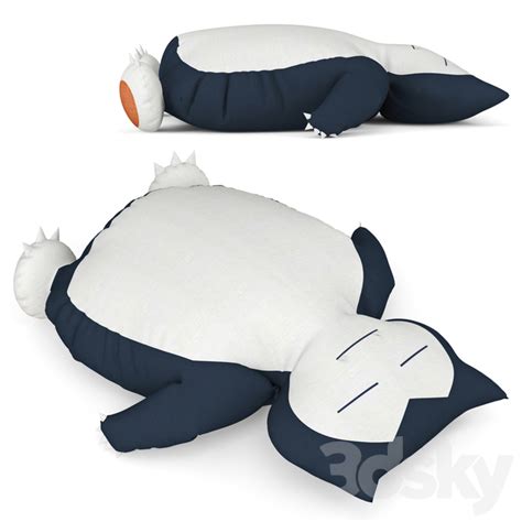 3d models: Miscellaneous - Giant Snorlax Bean Bag