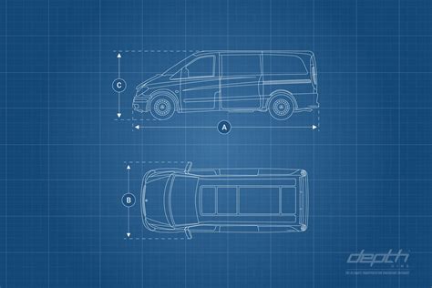 Ford Transit Crew Van Dimensions - Depth RoRo