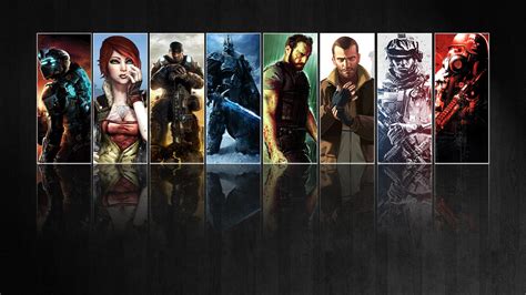 Download Video Game Collage HD Wallpaper