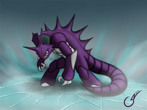 Nidoking by gianenci on DeviantArt