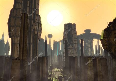 City futuristic landscape Stock Photo by ©innovari 7225281