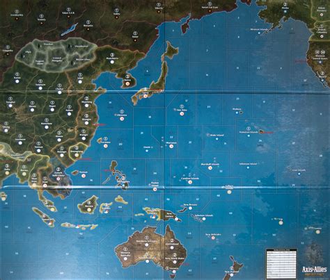 Image: Axis & Allies Pacific 1940 Map | Axis & Allies .org