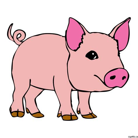 Pig Cartoon Drawing in 4 Steps With Photoshop