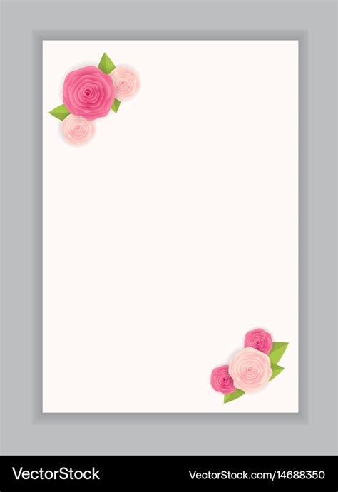 Blank Birthday Cards - Blank Greeting Card With Round Frame Balloons And Garland For Greeting ...