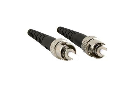 ST Black Fiber Optical Connectors - Spring Optical