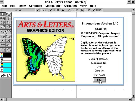 WinWorld: Arts and Letters Graphics Editor 3.x