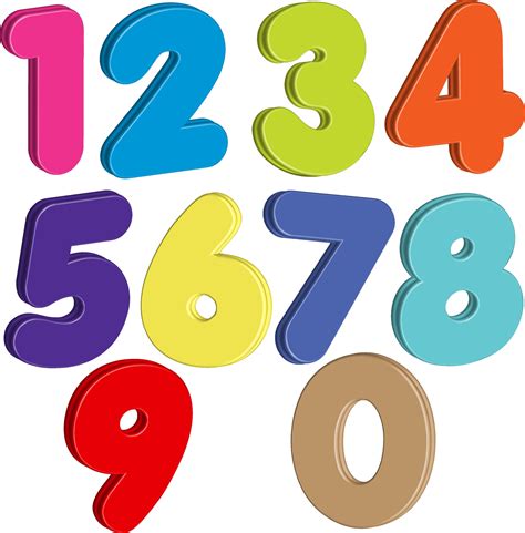 Download Numbers Clipart No Background - Full Size PNG Image - PNGkit