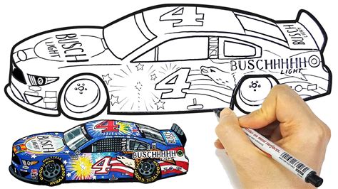 Nascar Race Car Drawing